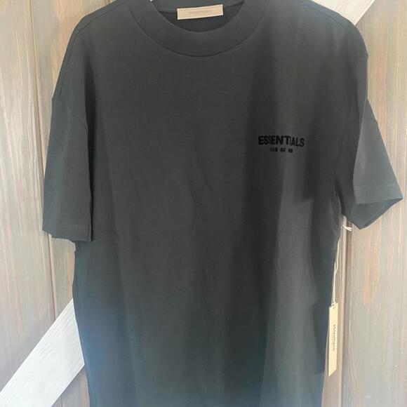 Fear of God Essentials Stretch Limo (Black) Oversized T-shirt - Large - Picture 1 of 2